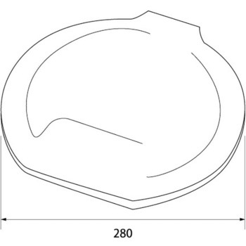 バーキンタX カラーバケツ用蓋 9L バーテック