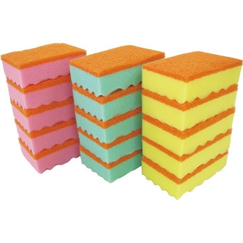 スポンジたわしソフト 5P - キクロン