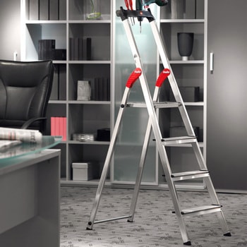 アルミ製踏台L-80型(上枠付) 長谷川工業