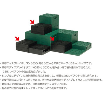 折りたたみコンテナー ディスプレイオリコン 三甲(サンコー)