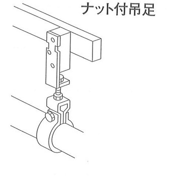 ナット付き吊足 ダイドーハント(大同製鋲所)