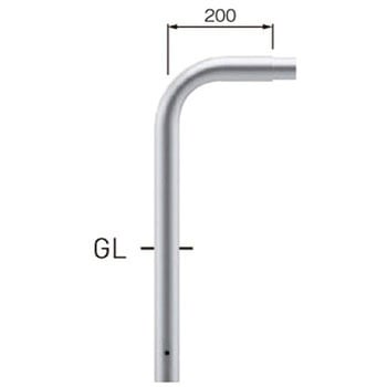 自転車用ジョイント式パイプ (ステンレスタイプ) 帝金