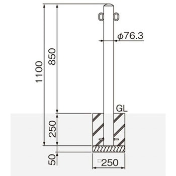 ピラー型スタンダード(スチールタイプ) 帝金