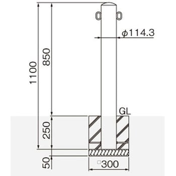 ピラー型スタンダード(スチールタイプ) 帝金