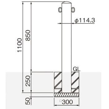 ピラー型スタンダード(スチールタイプ) 帝金