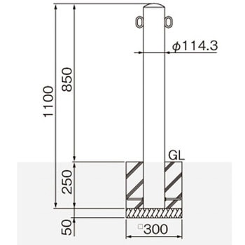 ピラー型スタンダード(スチールタイプ) 帝金