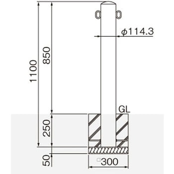 ピラー型スタンダード(スチールタイプ) 帝金