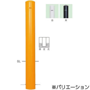 56-4フックナシ(埋込み400) ピラー型スタンダード(スチールタイプ) 1本