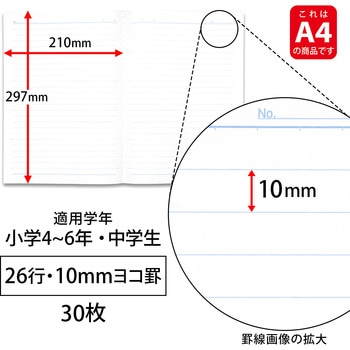 A4スクールラインプラスノート - 日本ノート