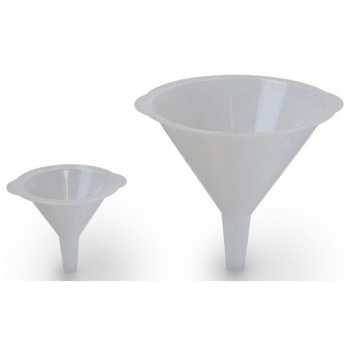 液体用漏斗(白色) 注ぎ口外径200mm HDPE 非滅菌 サンプリングシステムス(Sampling Systems)
