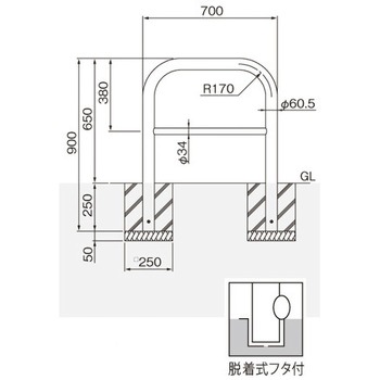 横型スタンダード(ステンレスタイプ) 帝金