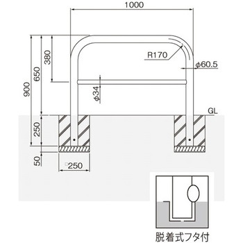 横型スタンダード(ステンレスタイプ) 帝金