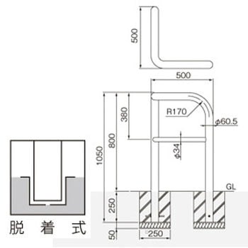 横型スタンダード(ステンレスタイプ) 帝金