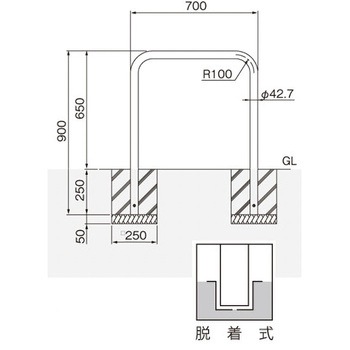横型スタンダード(スチールタイプ) 帝金