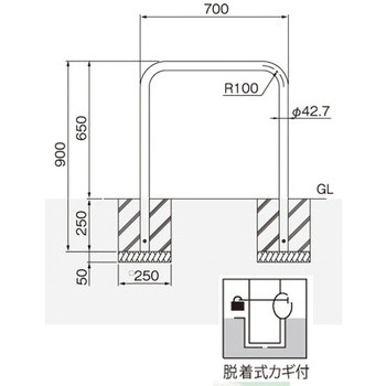 横型スタンダード(スチールタイプ) 帝金