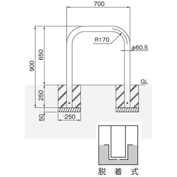 横型スタンダード(スチールタイプ) 帝金
