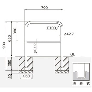 横型スタンダード(スチールタイプ) 帝金