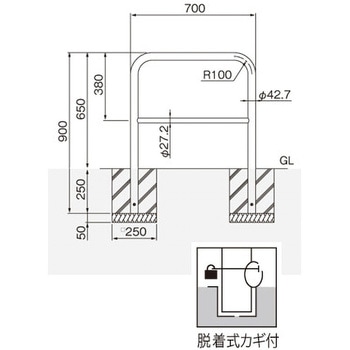横型スタンダード(スチールタイプ) 帝金