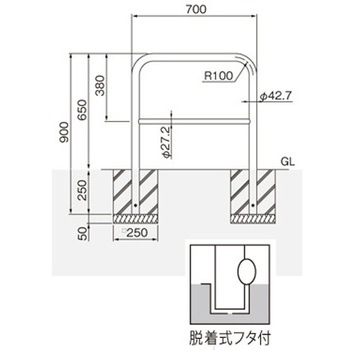 横型スタンダード(スチールタイプ) 帝金