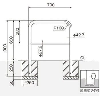 横型スタンダード(スチールタイプ) 帝金