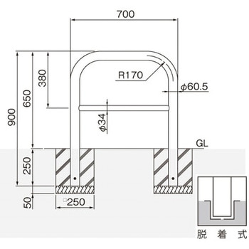横型スタンダード(スチールタイプ) 帝金