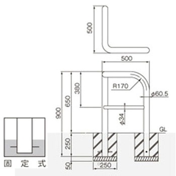 横型スタンダード(スチールタイプ) 帝金