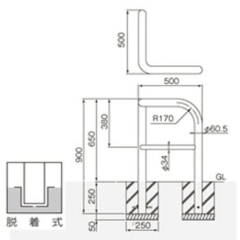 横型スタンダード(スチールタイプ) 帝金