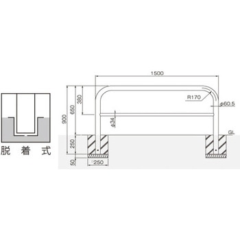 横型スタンダード(スチールタイプ) 帝金