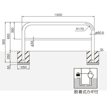 横型スタンダード(スチールタイプ) 帝金