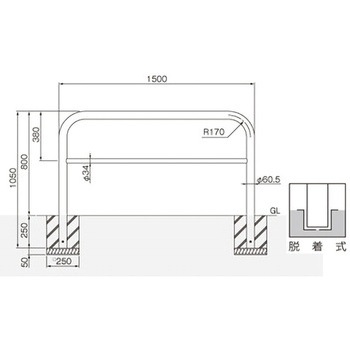 横型スタンダード(スチールタイプ) 帝金
