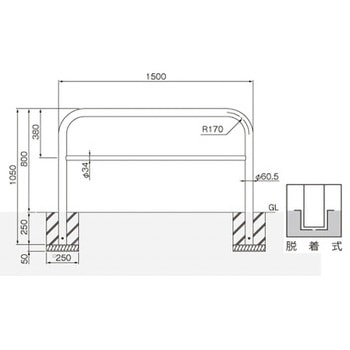 横型スタンダード(スチールタイプ) 帝金
