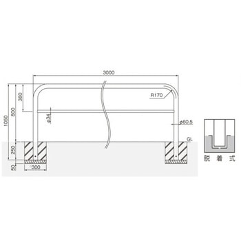 横型スタンダード(スチールタイプ) 帝金