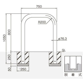 横型スタンダード(スチールタイプ) 帝金