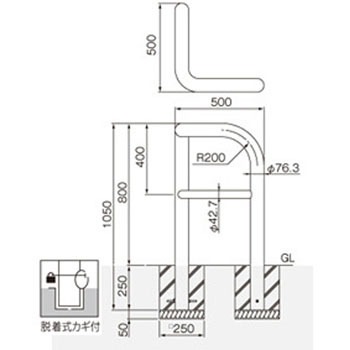 Y83R-PK3 ���^�X�^���_�[�h(�X�`�[���^�C�v) ��� 25970273