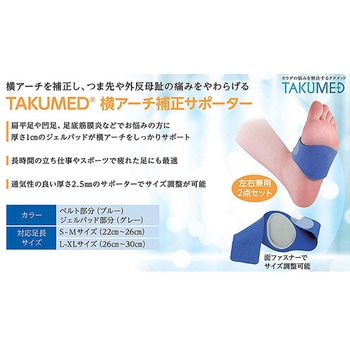 TAKUMED 扁平足・凹足・足底筋膜炎 アーチサポーター X000シリーズ TAKUMED