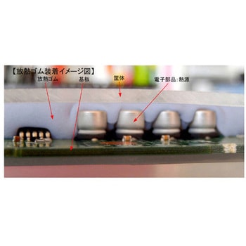 高性能放熱ゴム HDR-A25シリーズ ワイドワーク