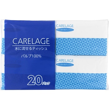水に流せるポケットティッシュ 10W 20P addgood