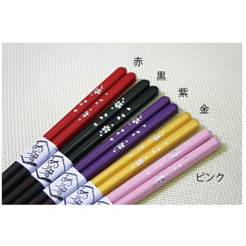 塗分箸 花きらり 22.5 13Q02シリーズ - 丸十