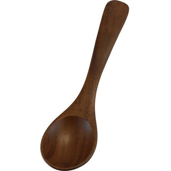 ウォルナット スープスプーン 丸十