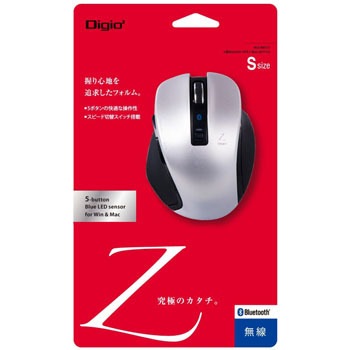 MUS-BKF121SL ���^Bluetooth5�{�^��BlueLED�}�E�X �i�J�o���V ���� 25981254