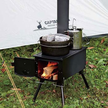 KAMADO 煙突 角型ストーブ