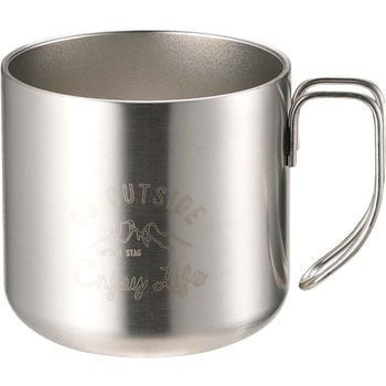 モンテ ダブルステンレスマグカップ350 CAPTAIN STAG