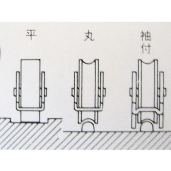 オイルナイロン戸車 袖 2個入 BEAVER(ビーバー)