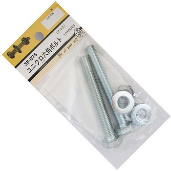 3F075 ユニクロ六角ボルト 3Fシリーズ BEAVER(ビーバー) 25993557