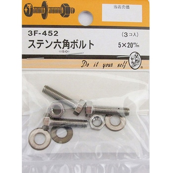 ステン六角ボルト 3Fシリーズ BEAVER(ビーバー)