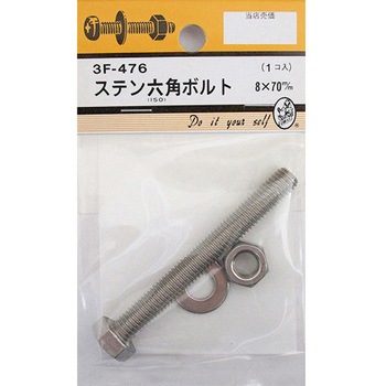 ステン六角ボルト 3Fシリーズ BEAVER(ビーバー)