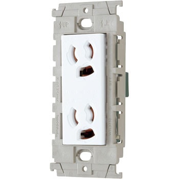 WTL11624W アドバンスS埋込抜け止め接地ダブル Panasonic(パナソニック) 25997634