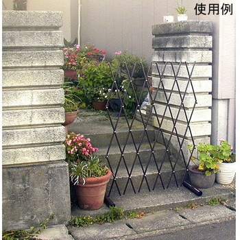 ワンタッチ伸縮 簡易フェンス 小林金物