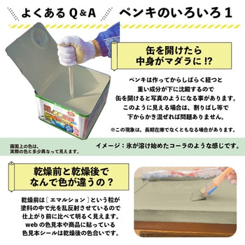 油性シリコン遮熱屋根用 油性屋根用塗料 (つやあり) カンペハピオ