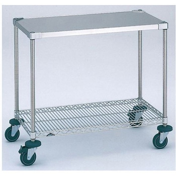 ステンレスエレクター・カート ワーキングカート1型 SUS ABS樹脂製テーパータイプ NSWT1シリーズ ERECTA(エレクター)